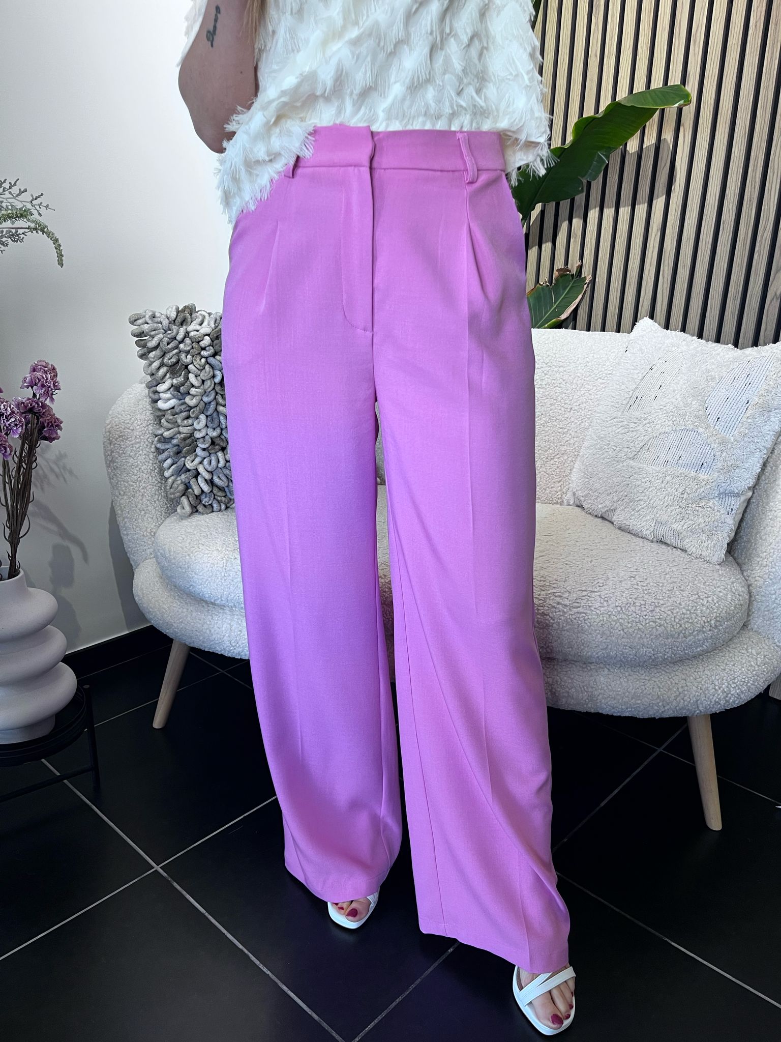 Broek Cara bubblegum