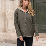 Vest Laura khaki/beige