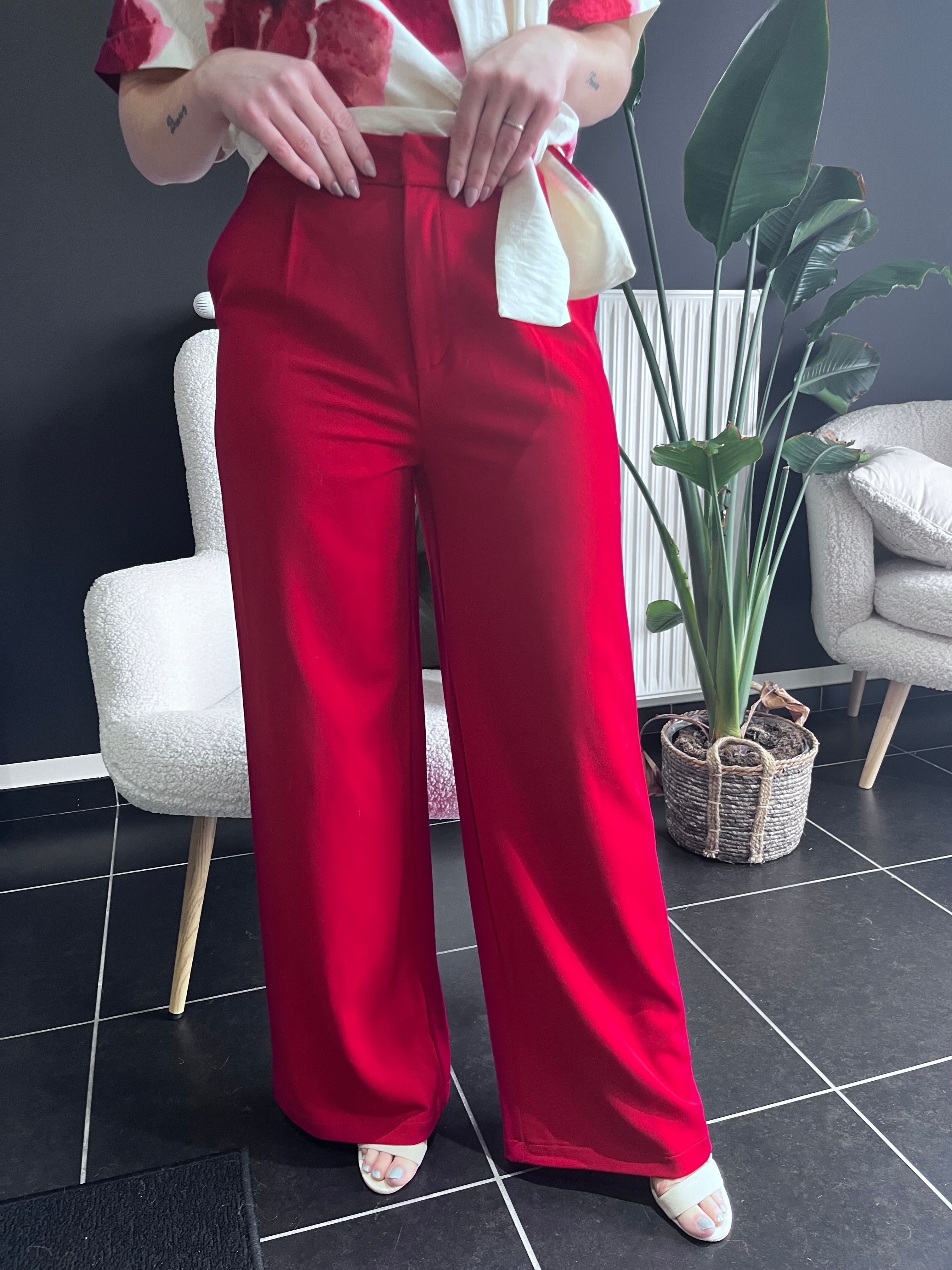 Broek Elli rood