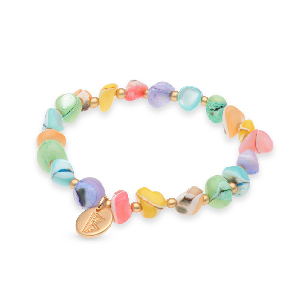 Babeza Elastische armband multicolor