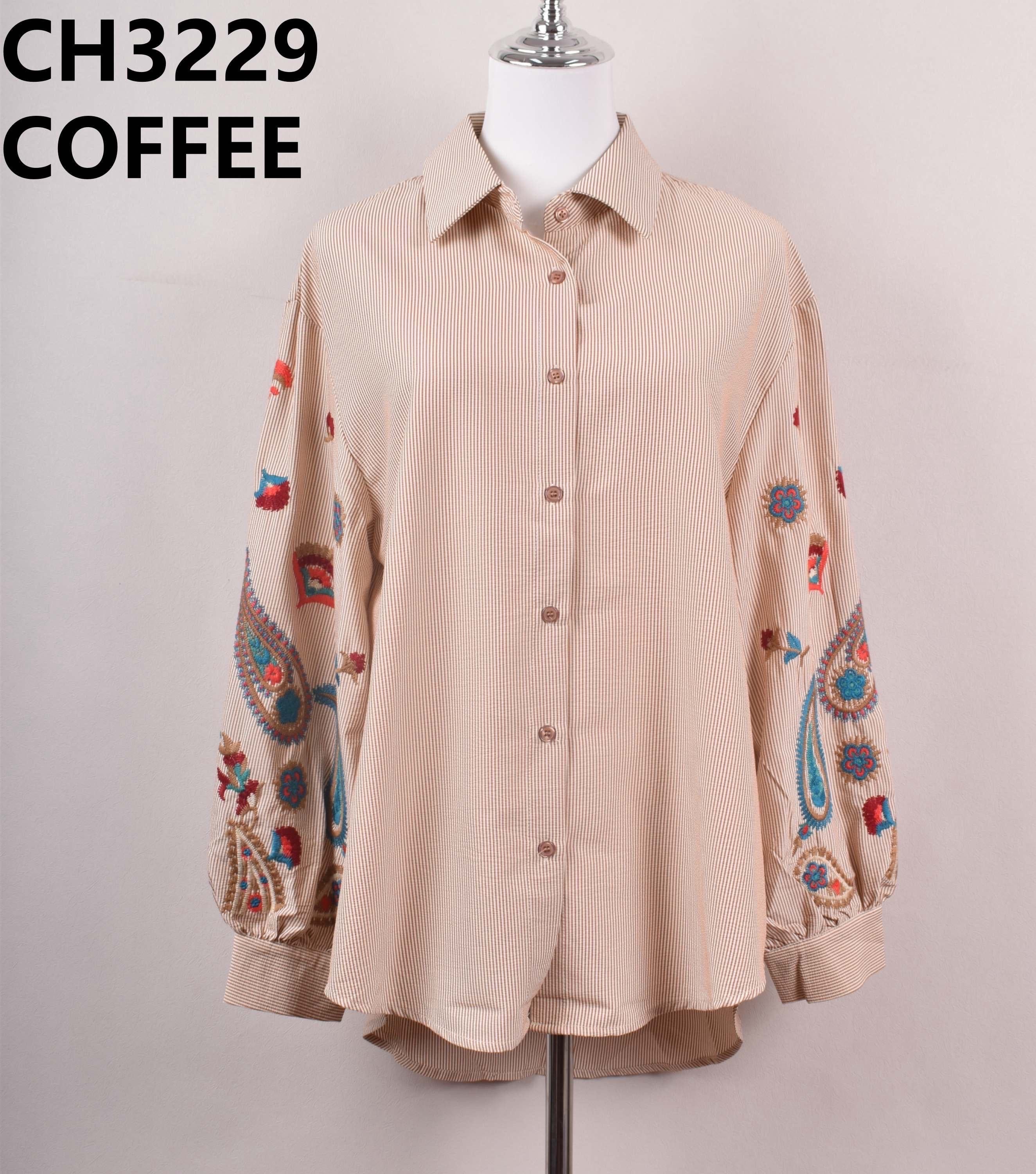 Hemd Mila coffee