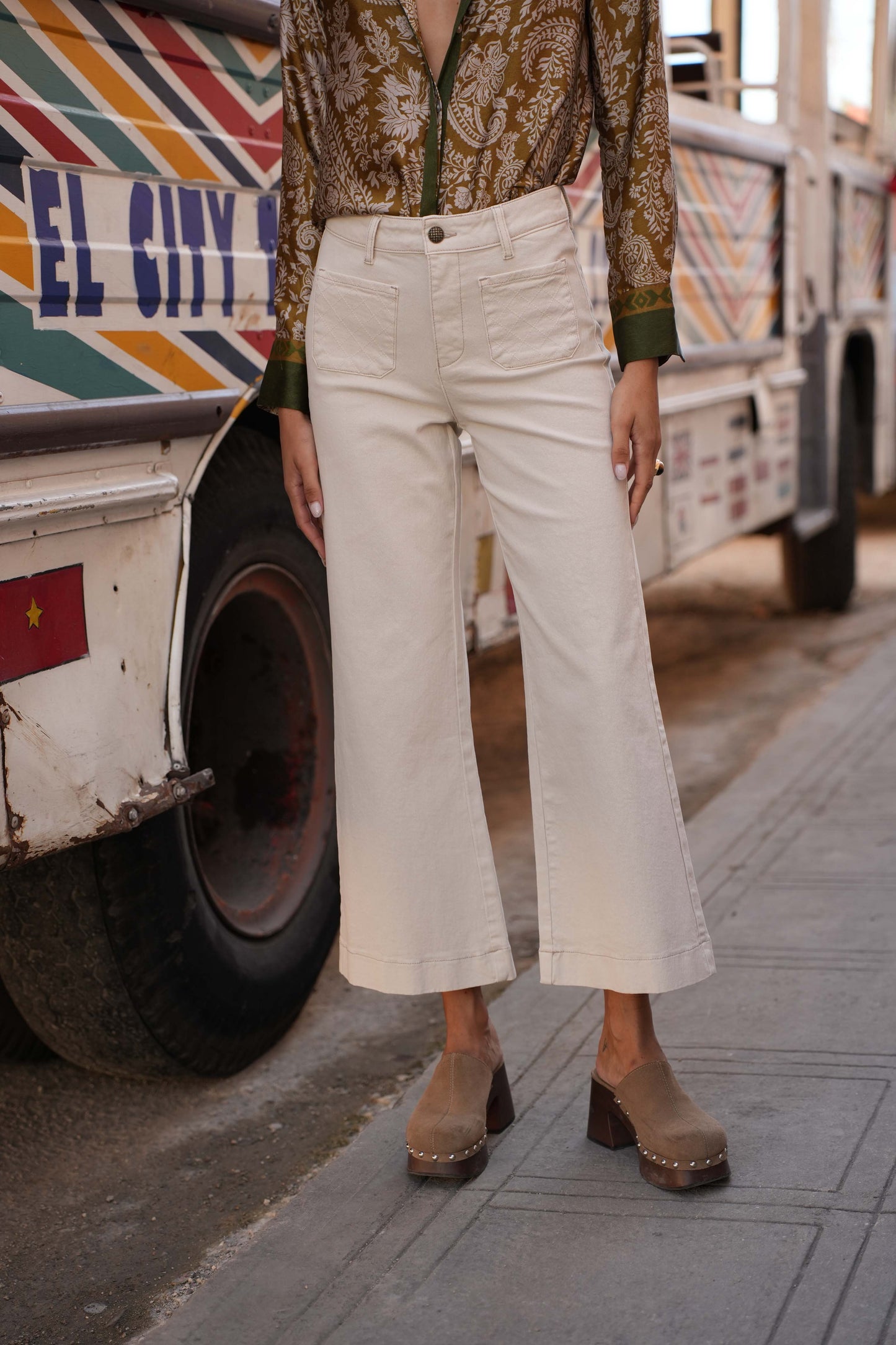Jeansbroek Oraije Louise flare