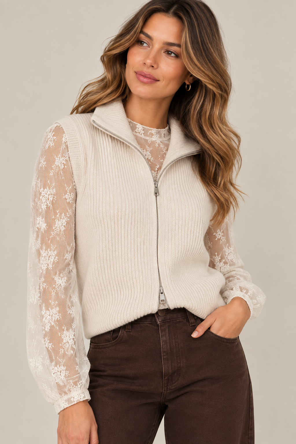 Bloesje Anika off-White