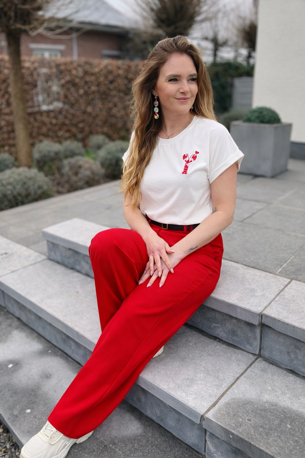 Broek Marie rood