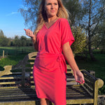 Kleedje Amélie Kendra coral
