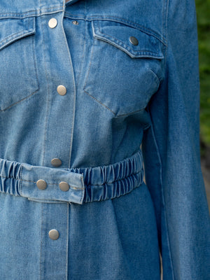 Kleed Cindy jeans lang