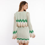 Gilet Sweewë groen