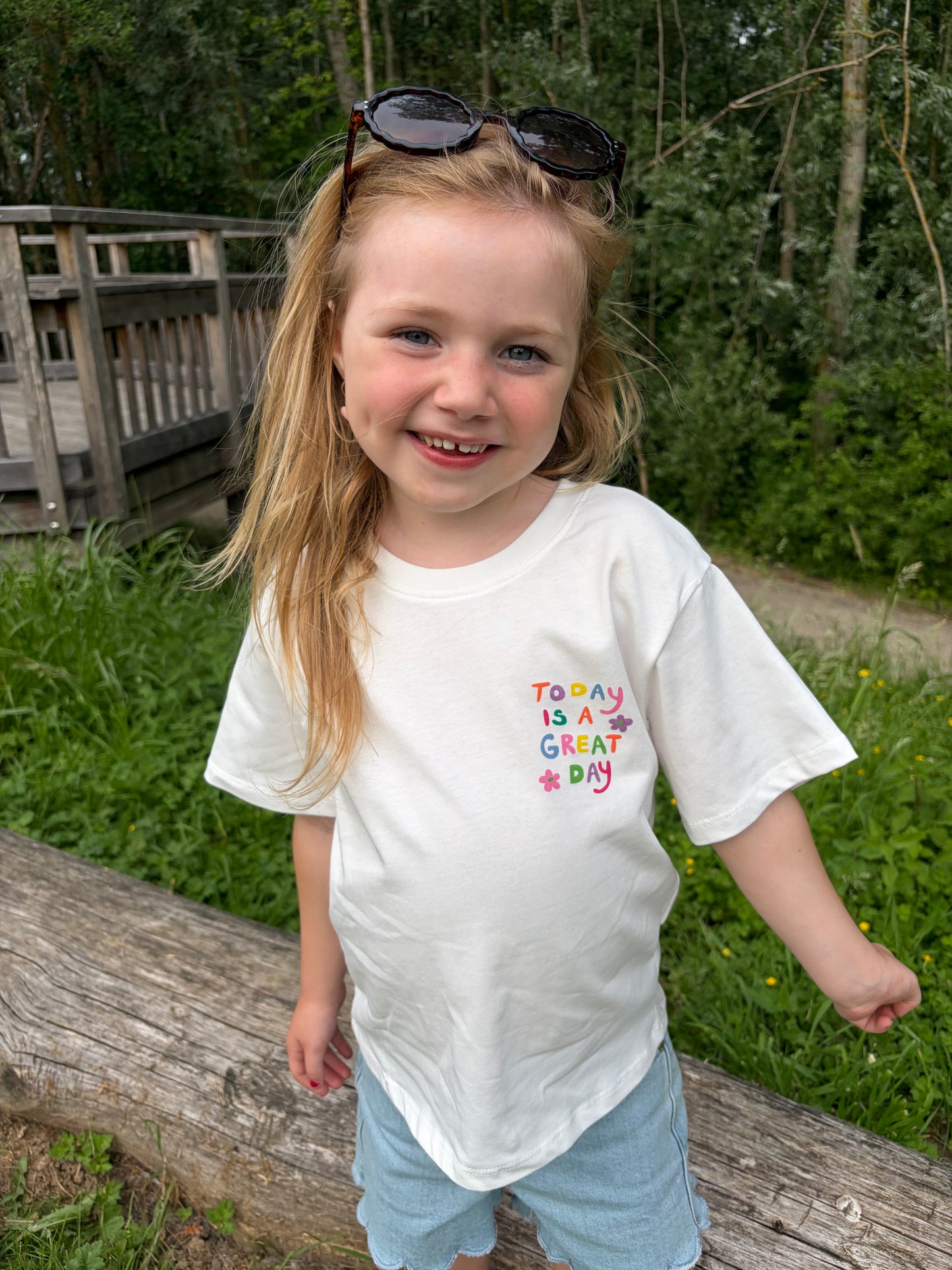T-shirt Fille great day