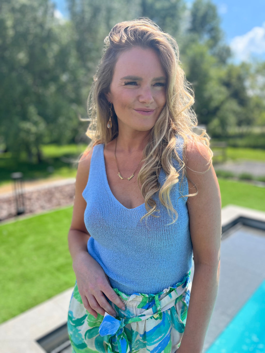 Top Terra licht blauw