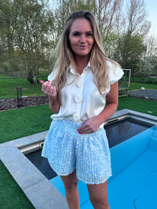 Short Elli licht blauw