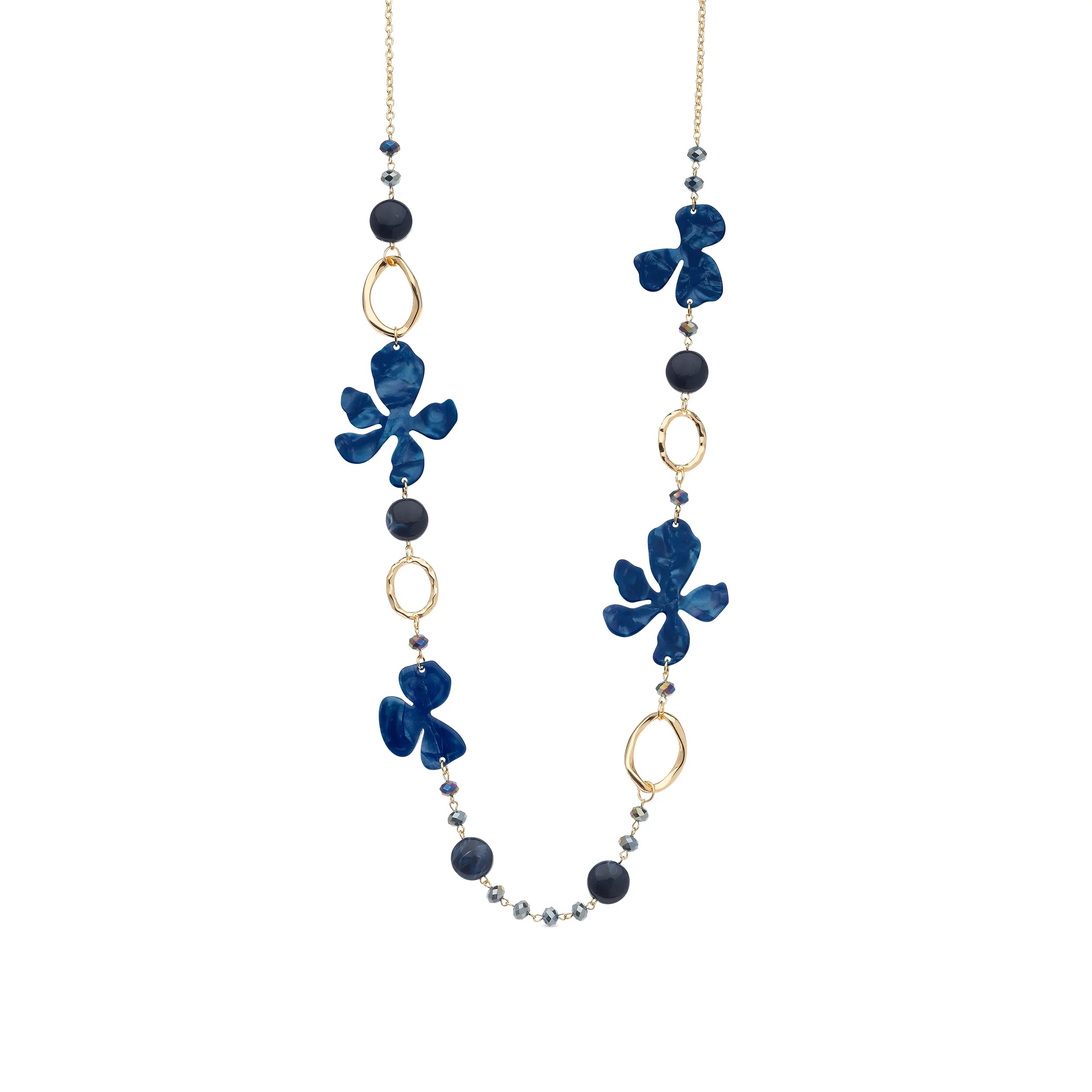 Ketting Babeza( lange ) blauw