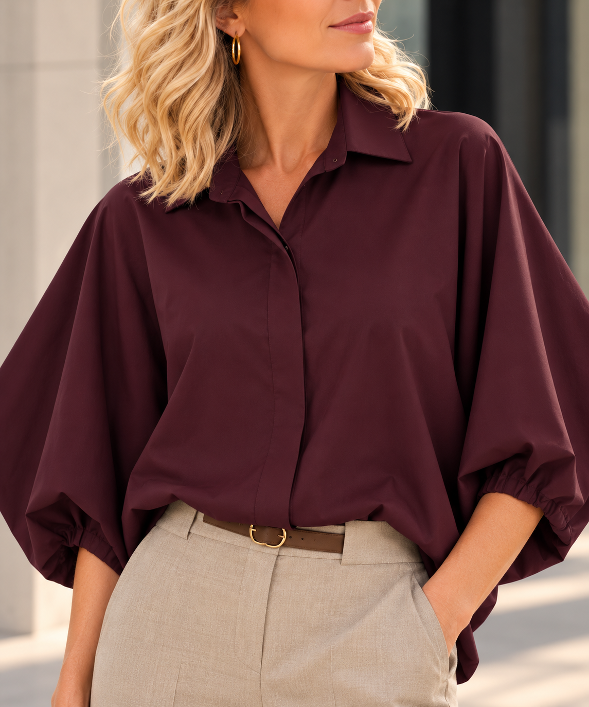Bloes Amélie Chatelet aubergine