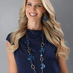 Ketting Babeza( lange ) blauw