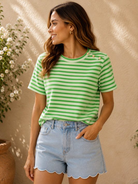 T-shirt Maya groen
