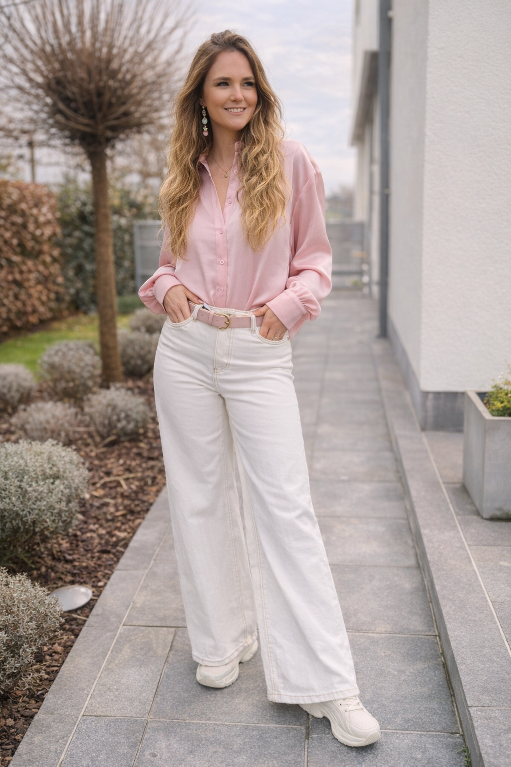 Hemd Marie roze