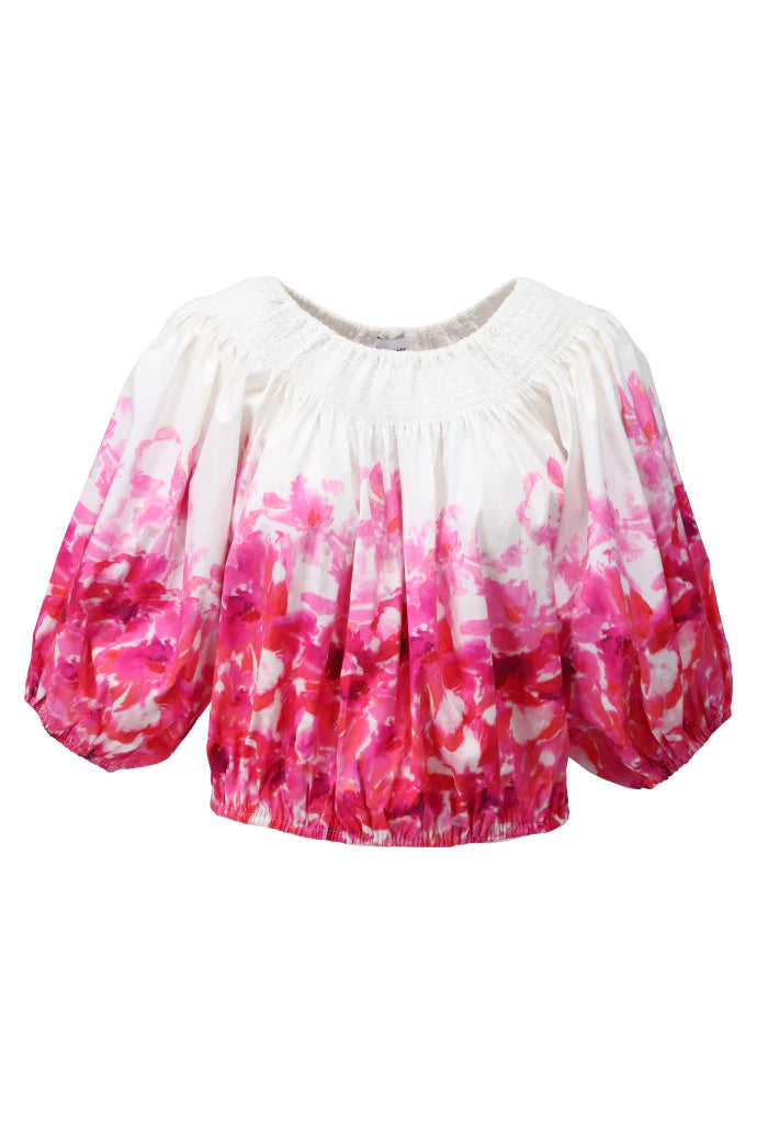 You're my lobster - Off shoulder top met print (C351L)