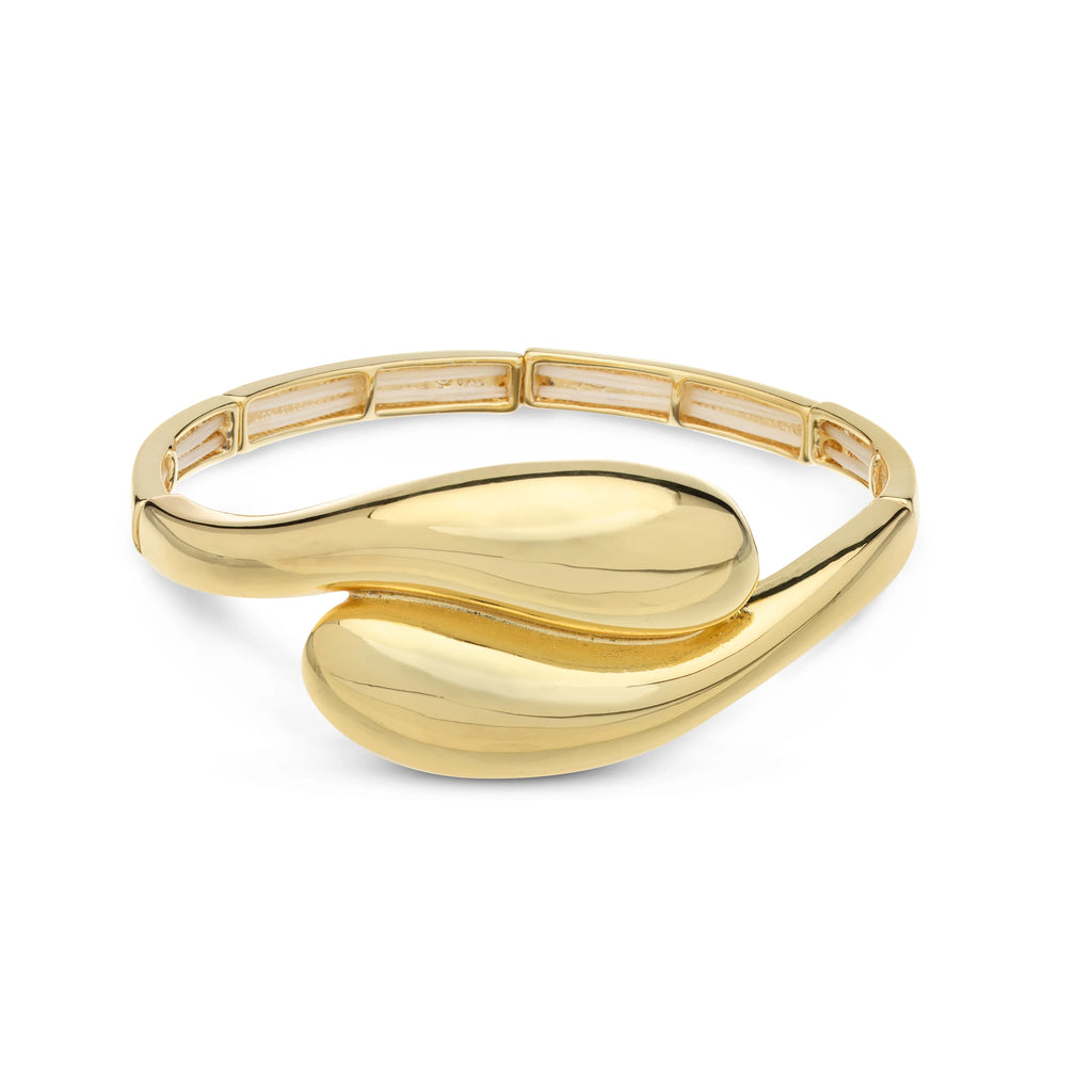 BE jewels Elastische armband goudkleur 392