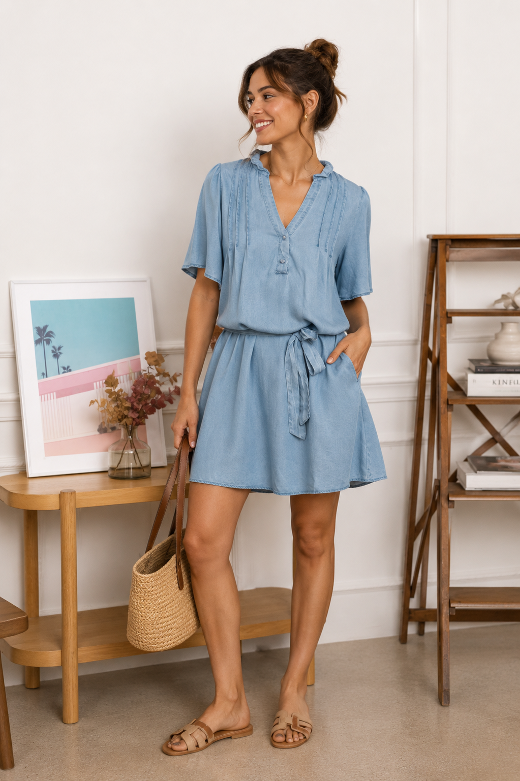 Kleedje Kimberly blauw