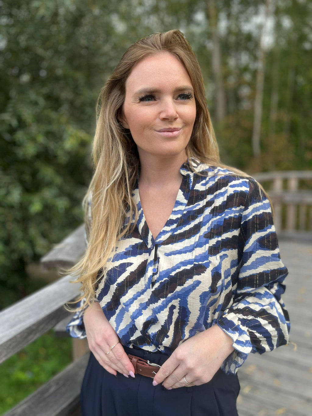 Bloesje Kimberly blauw