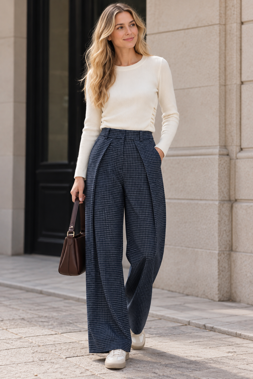 Broek Anika marine