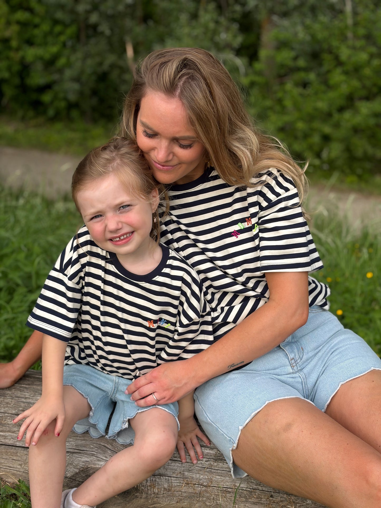T-shirt Fille mini navy