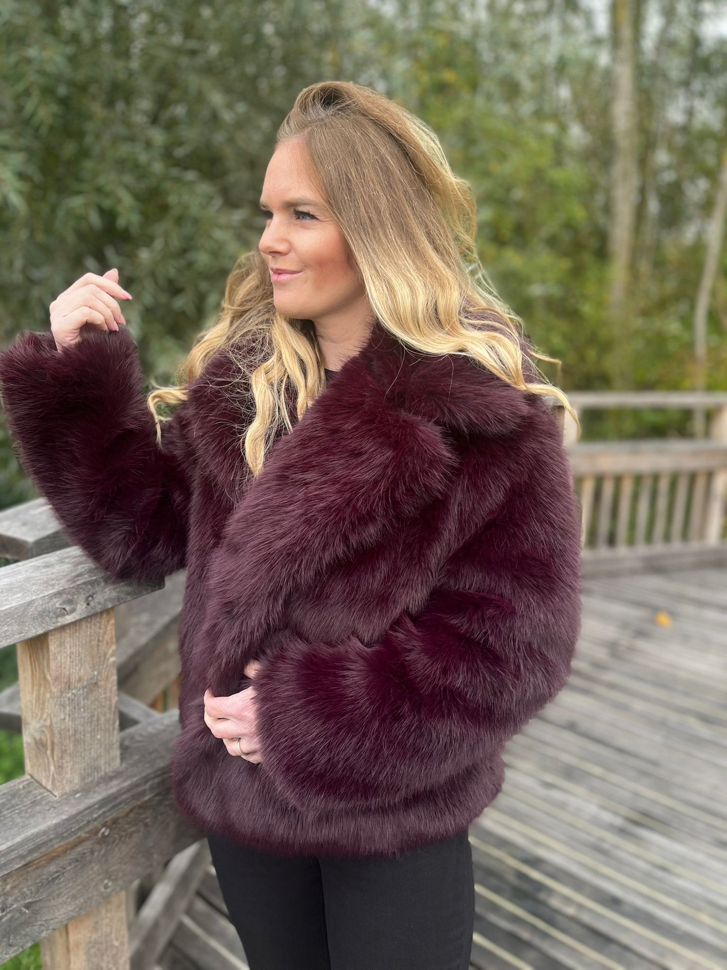 Vest bi bordeaux