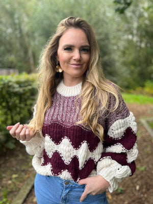 Pull Musy Bordeaux