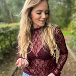 Bloesje Anika Bordeaux