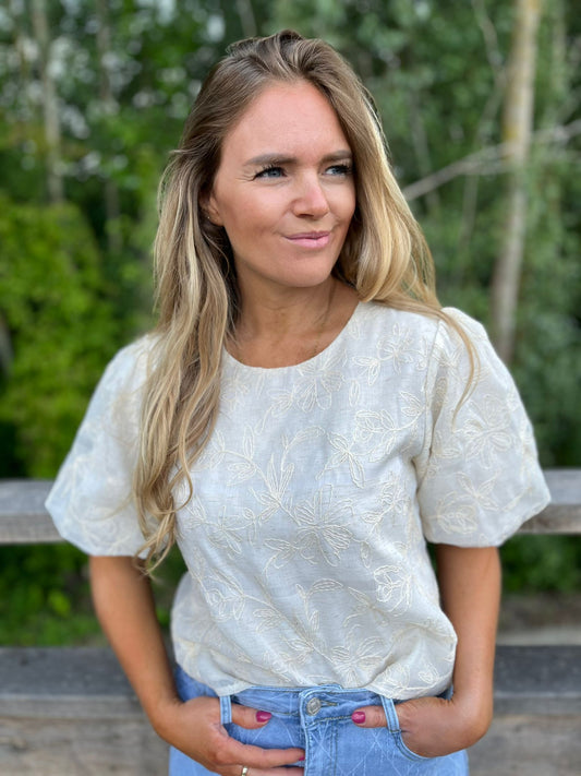 Bloesje Elli beige