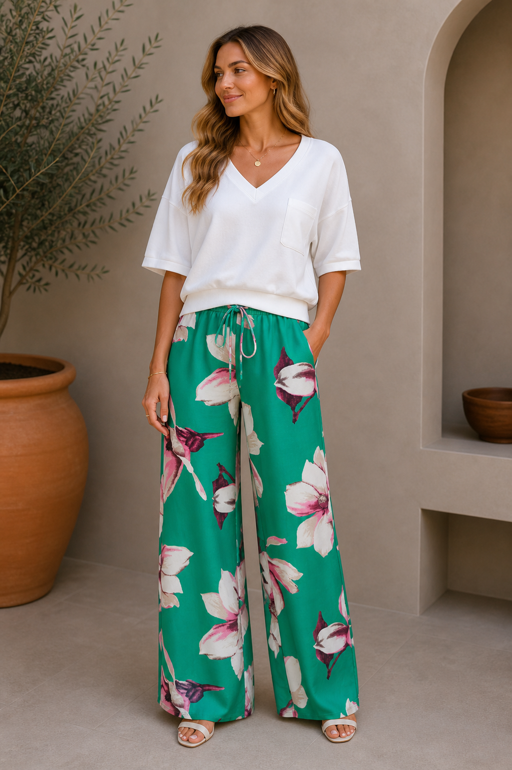 You're my lobster - V hals top met zakje - (C615L)