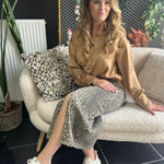Jeansrok Laulia Leopard