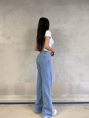 Jeansbroek Redial wide leg  2972-7