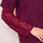 Pull Clara Bordeaux