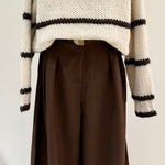 Pull Myra beige/choco