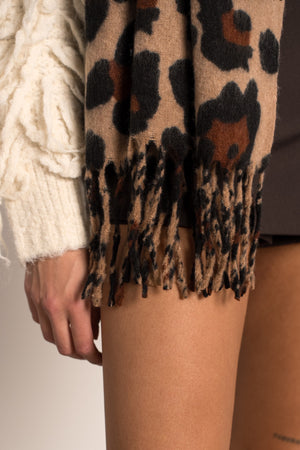 Sjaal Musy Leopard bruin