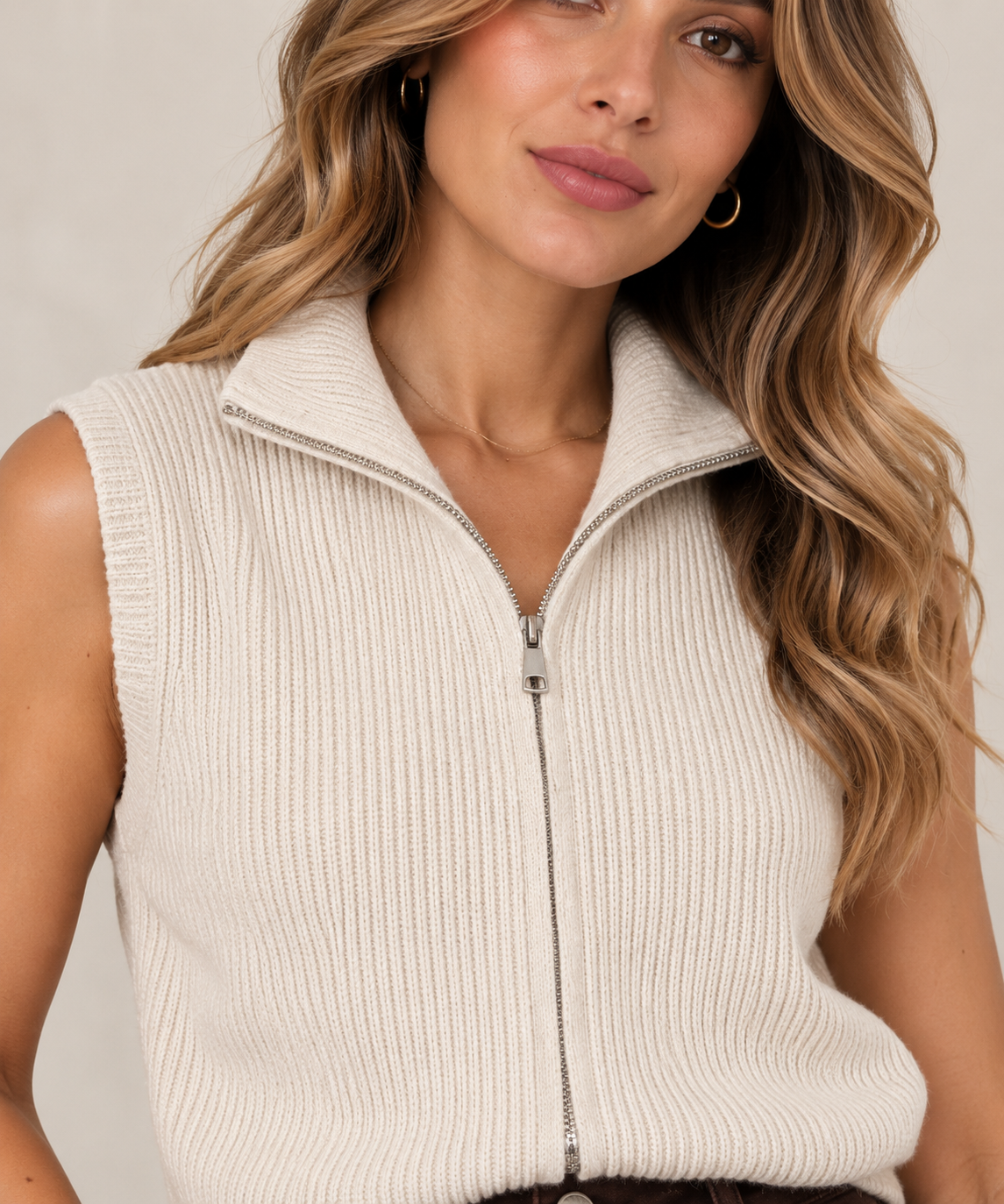 Gilet/debardeur Lucy beige