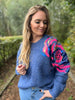 Pull Love blauw