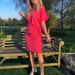 Kleedje Amélie Kendra coral