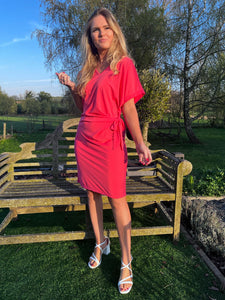 Kleedje Amélie Kendra coral