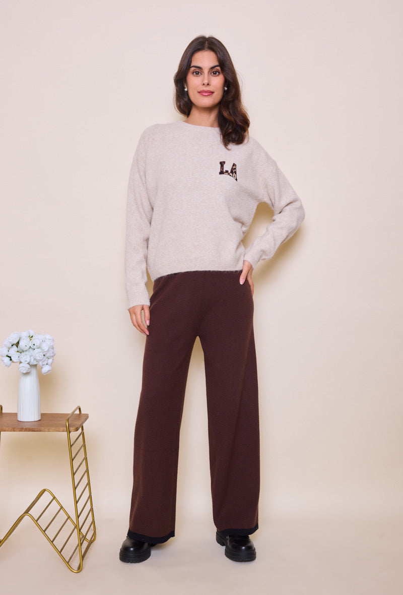 Pull Clara Los Angeles beige