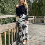 Rok Elli zwart/beige