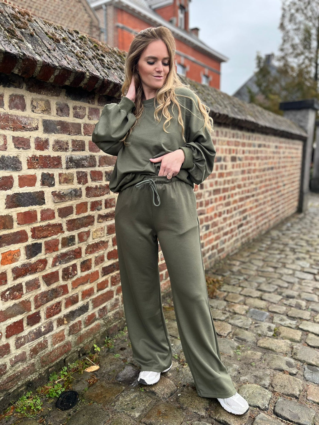 Broek Michelle khaki