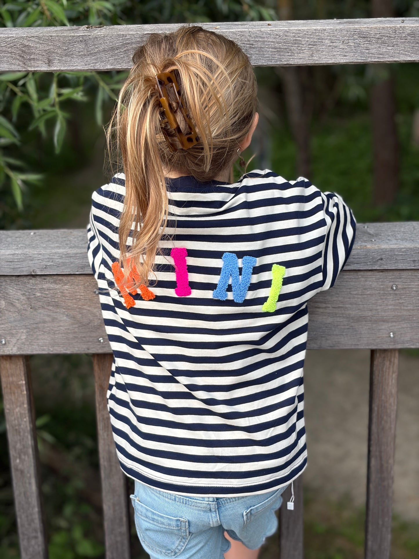 T-shirt Fille mini navy