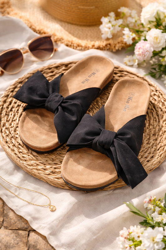 Slippers zwart