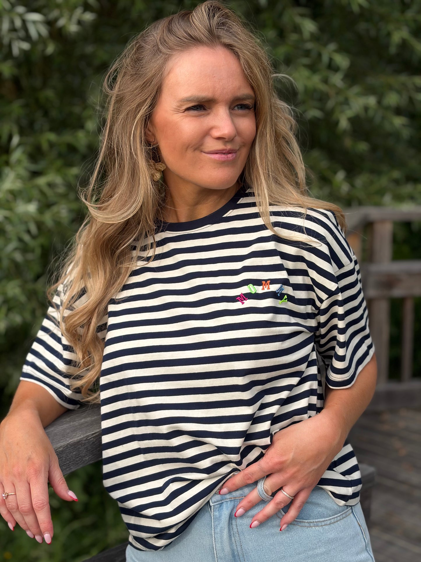 T-shirt mere mommy navy