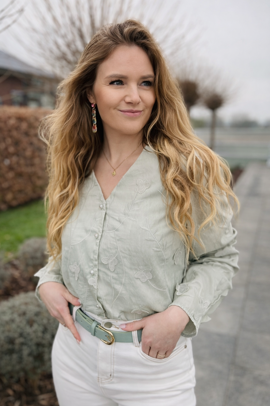 Hemd Marie groen