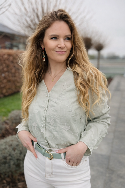 Hemd Marie groen
