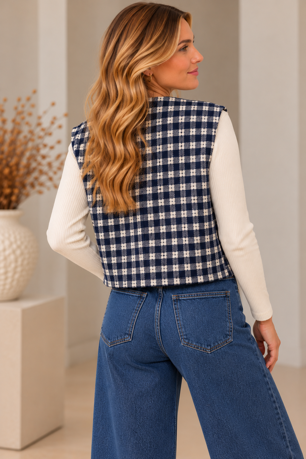 Giletje Oly blauw