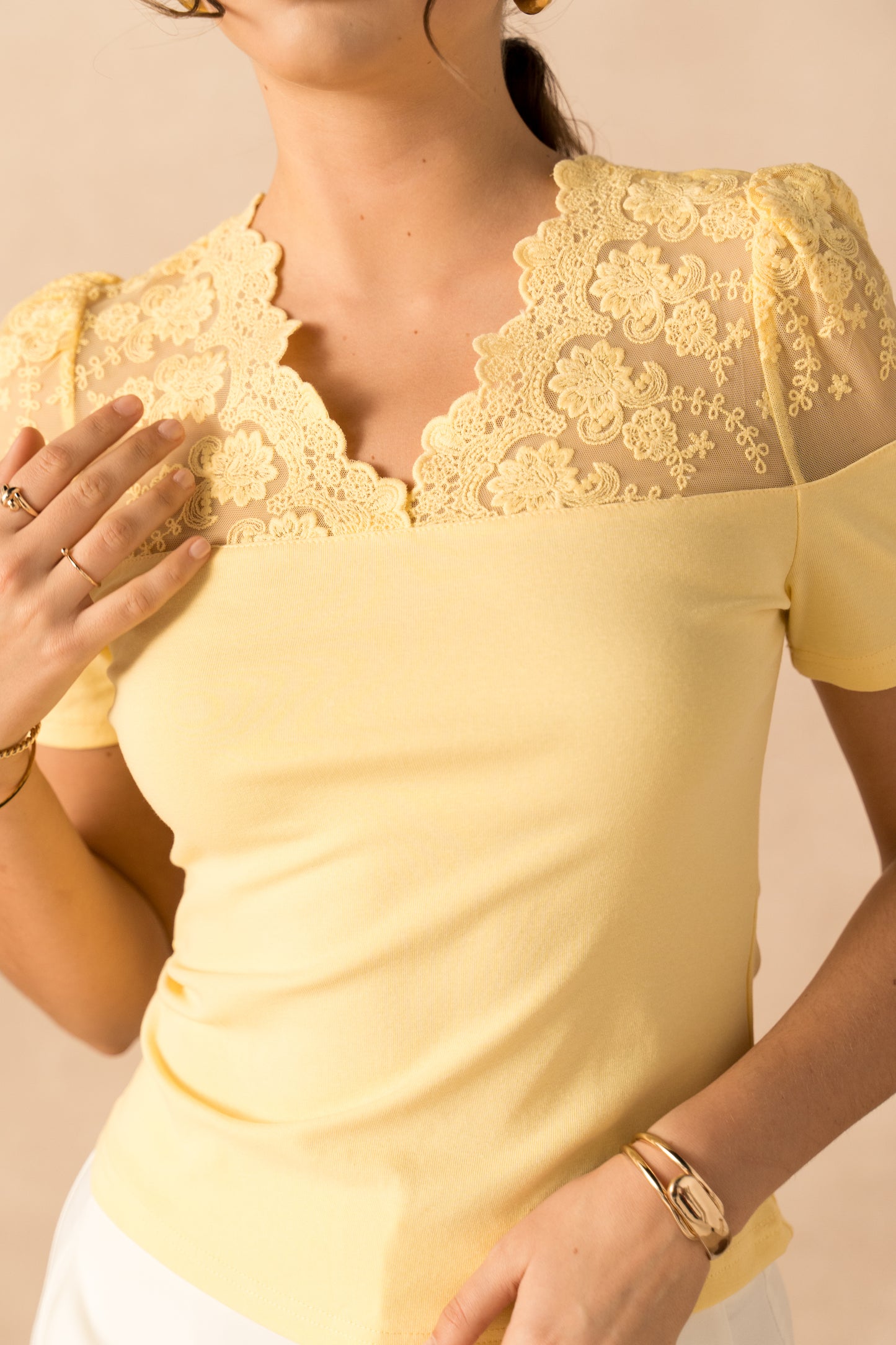 Bloesje Marie geel