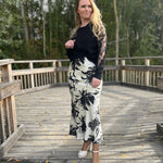 Rok Elli zwart/beige